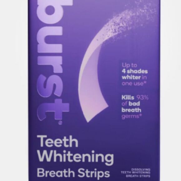Burst Teeth Whitening Breath Strips- Polar Mint - Picture 2 of 9